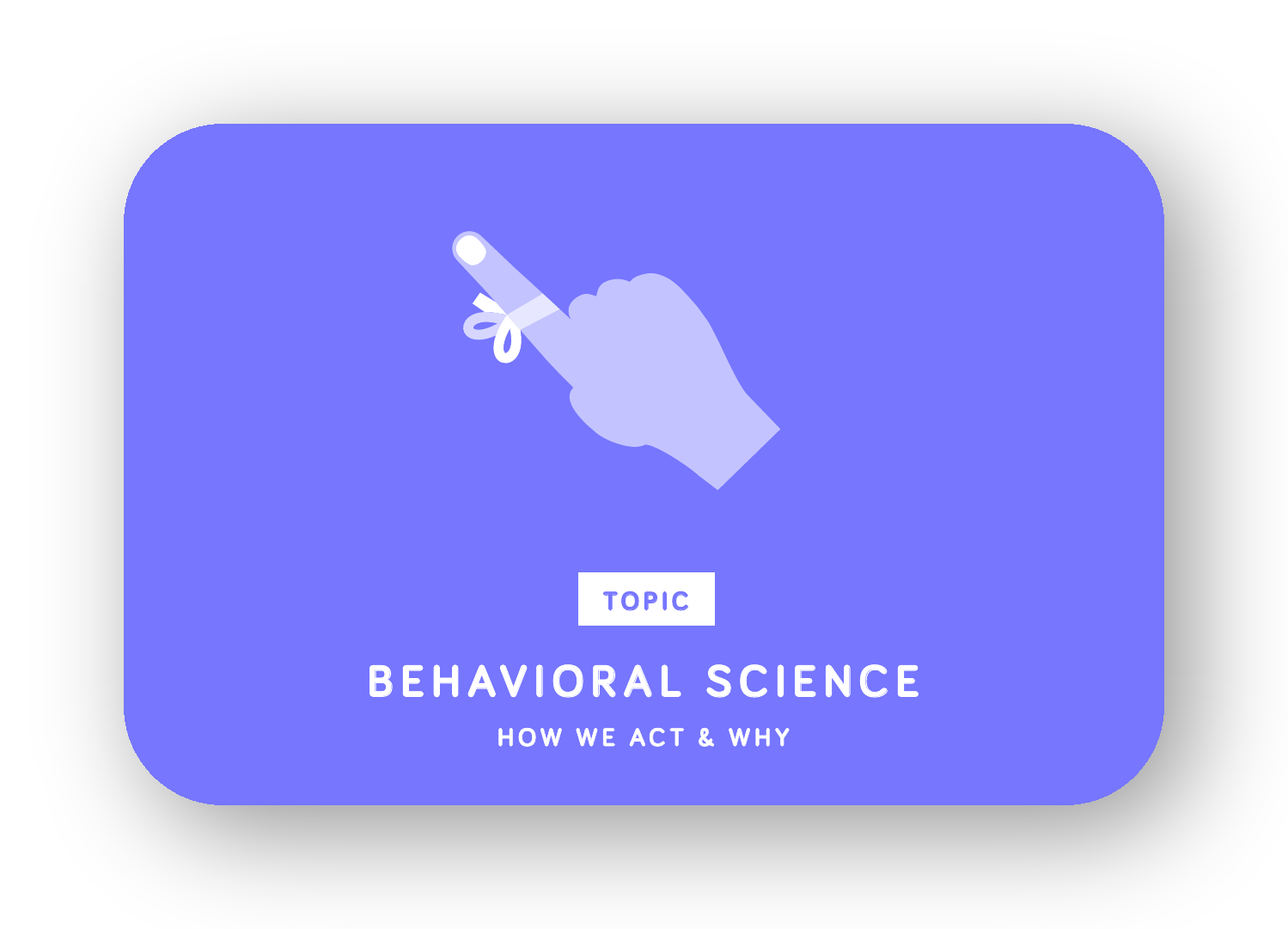 Behavioral Science card