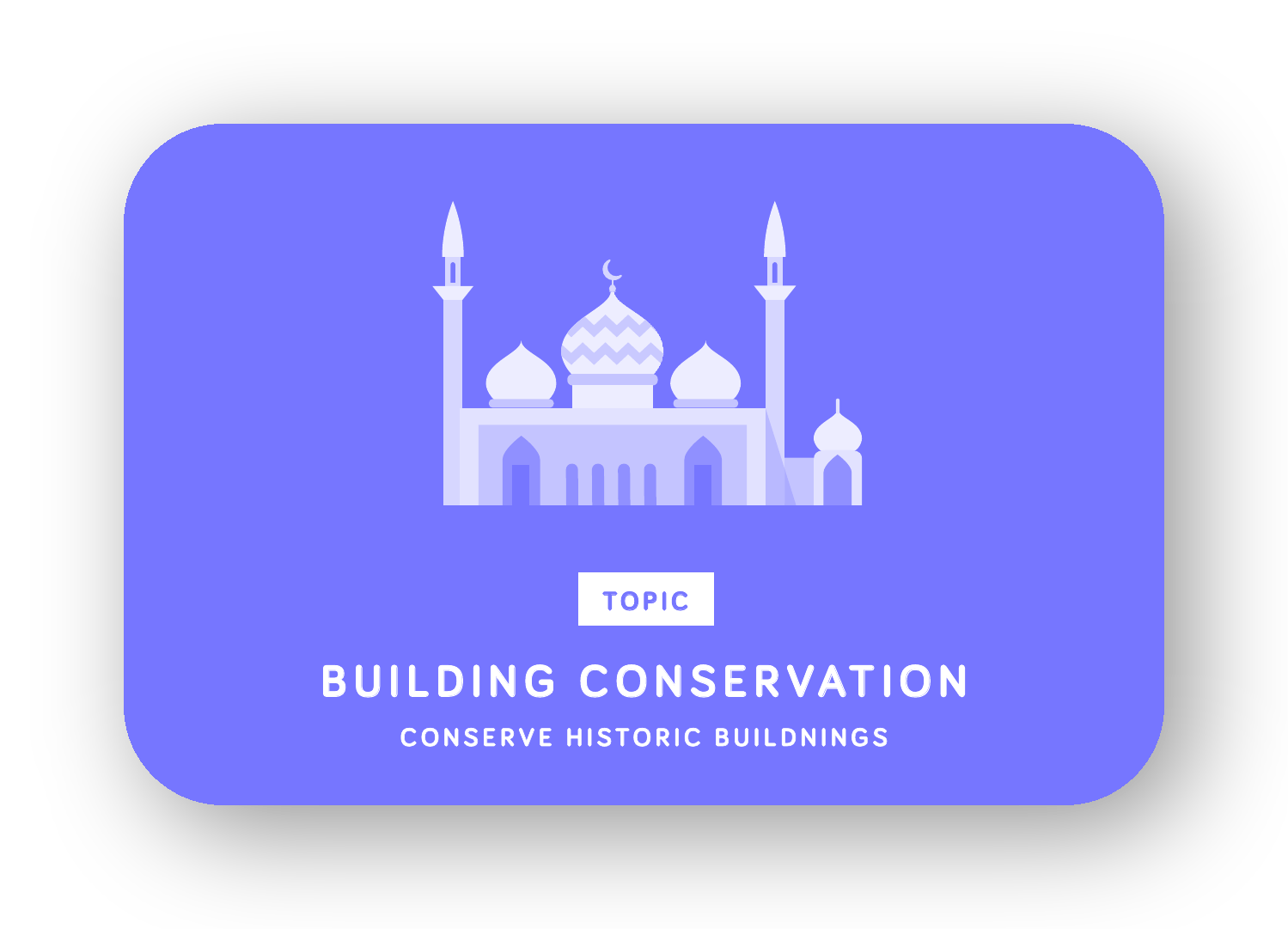 Building Conservation card