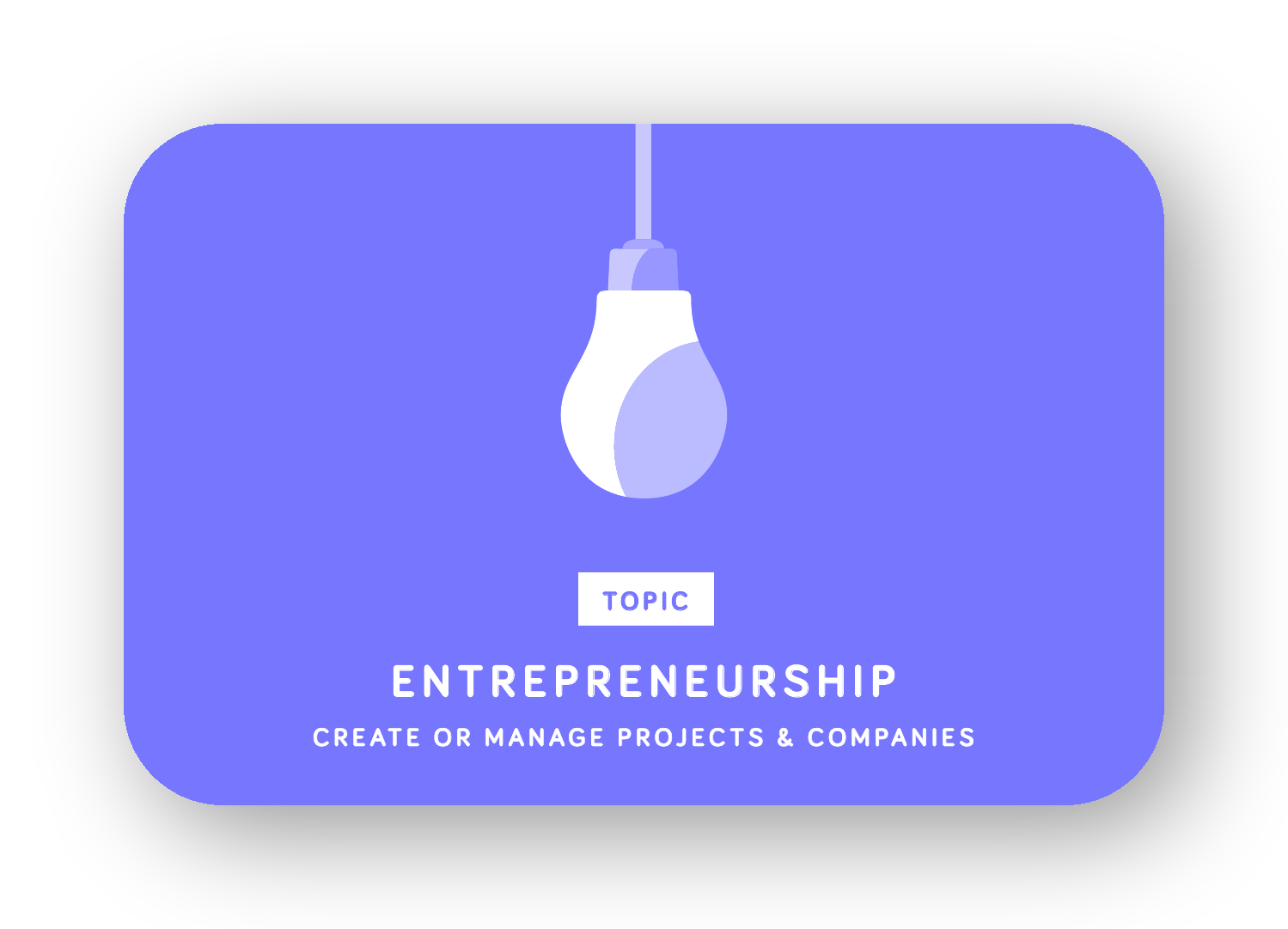 Entrepreneurship card