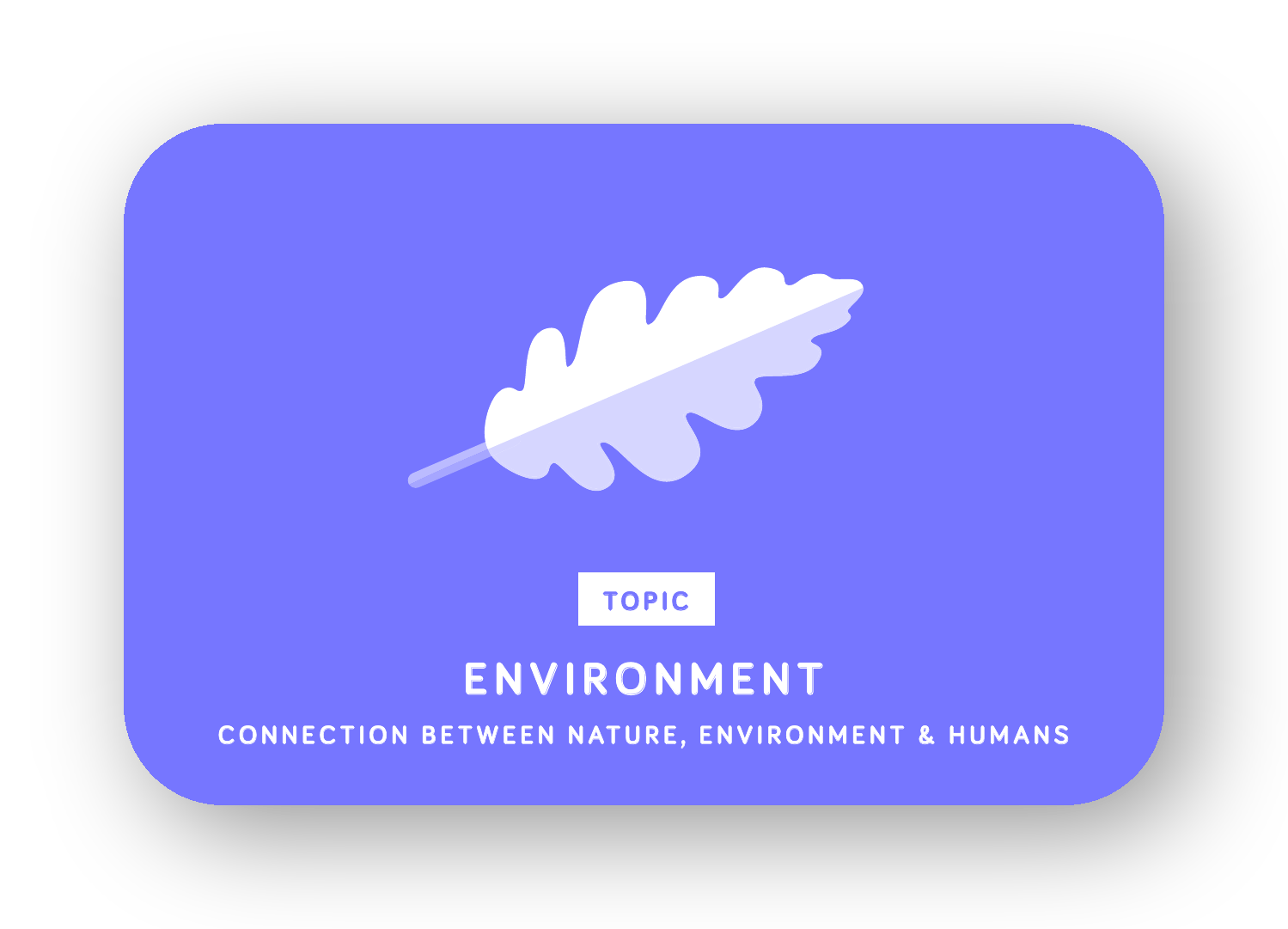 Environment card