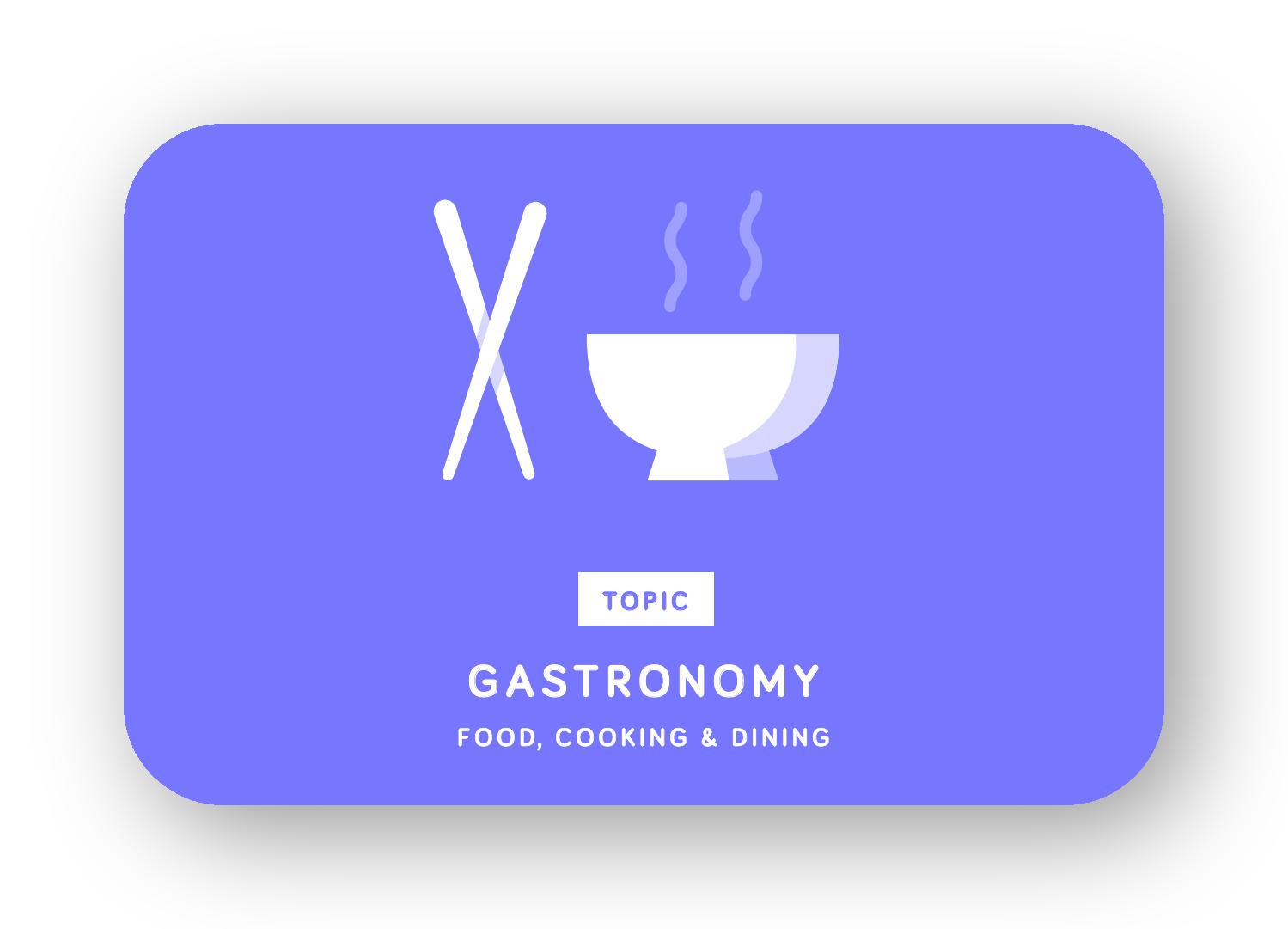 Gastronomy card