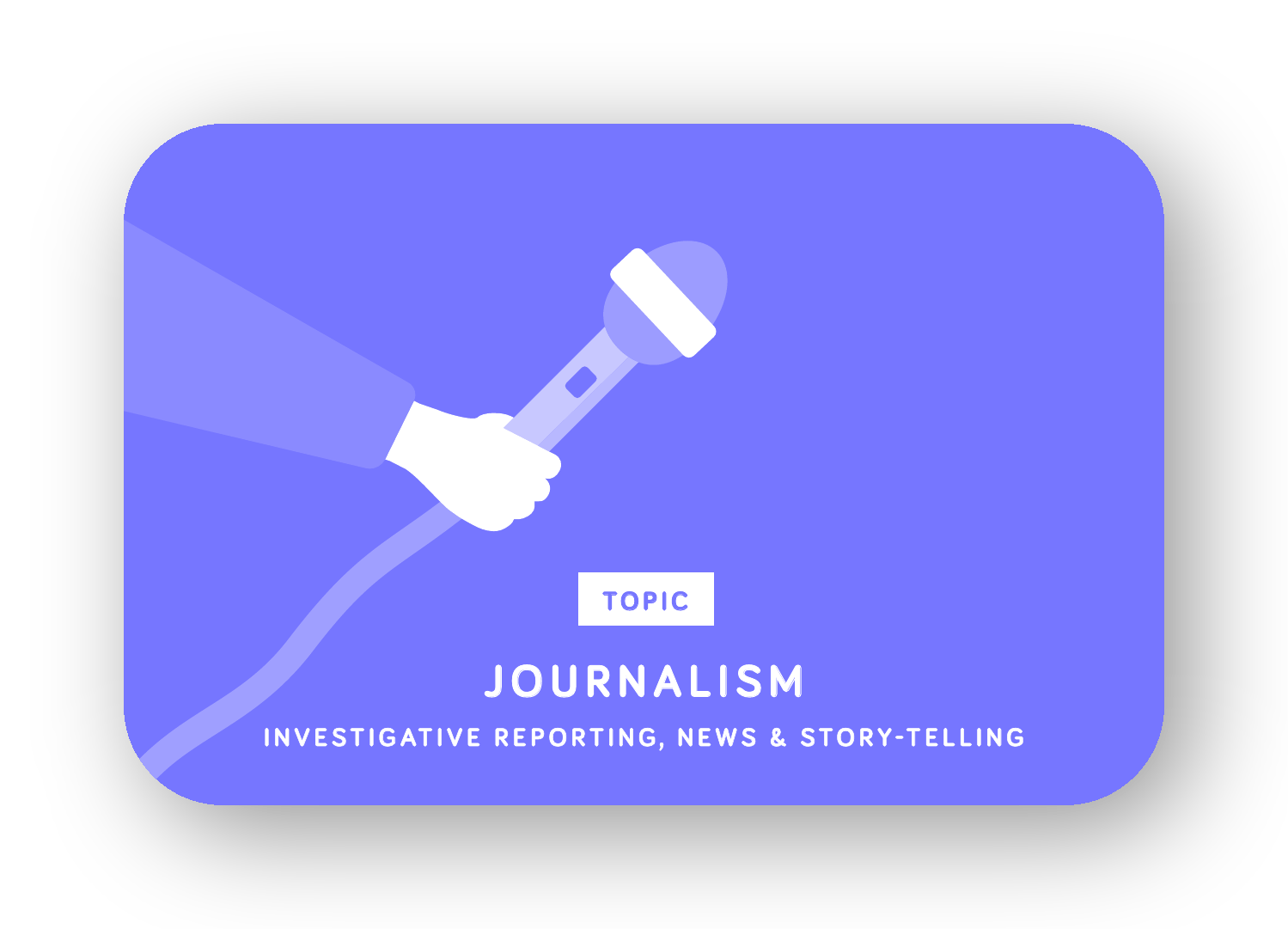 Journalism card