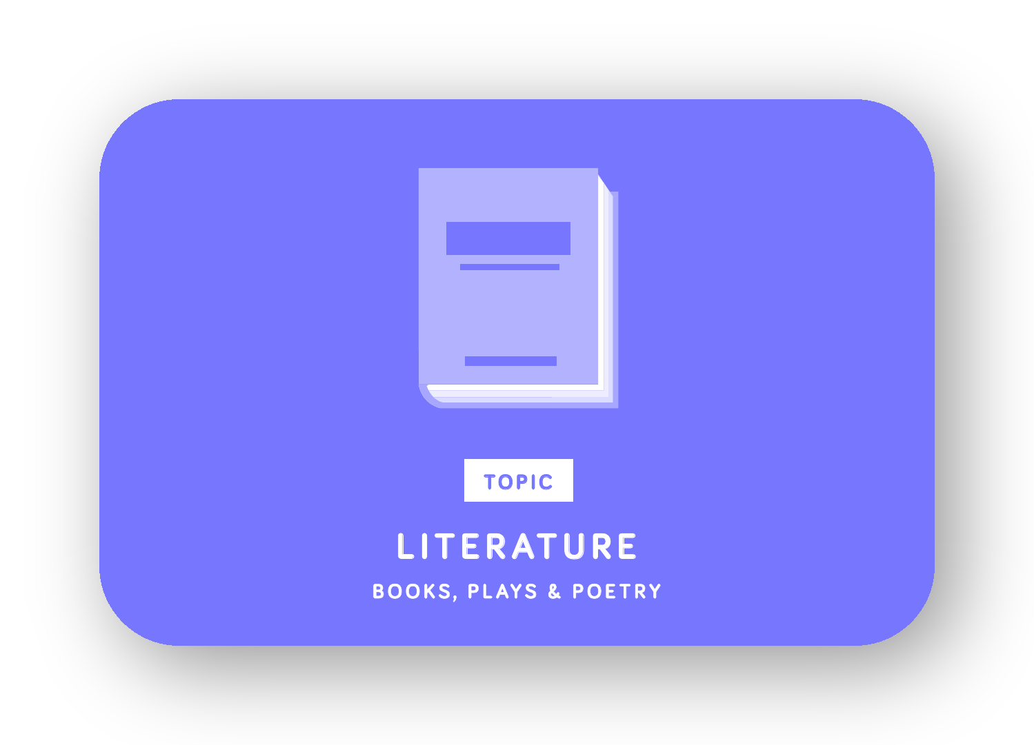 Literature card