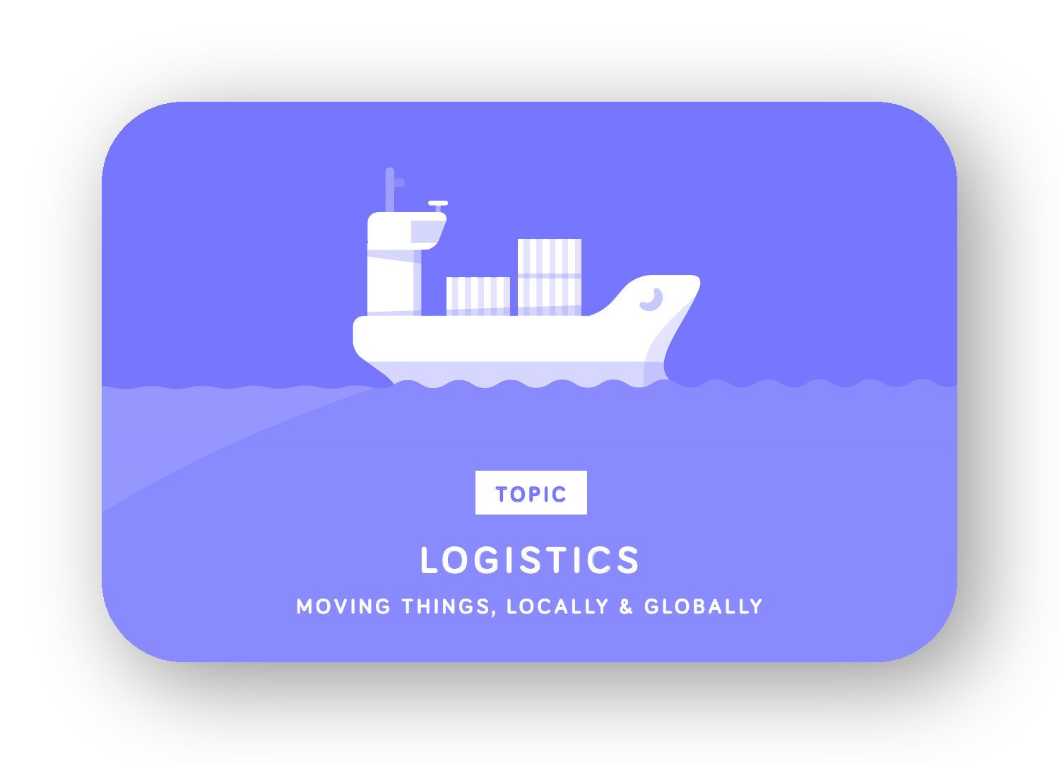 Logistics card