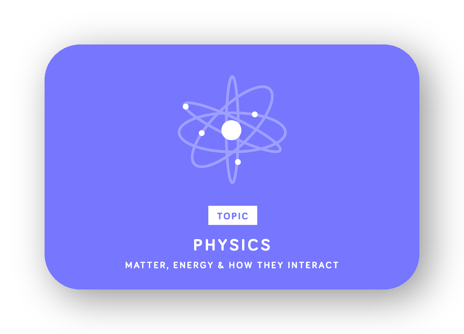 Physics card