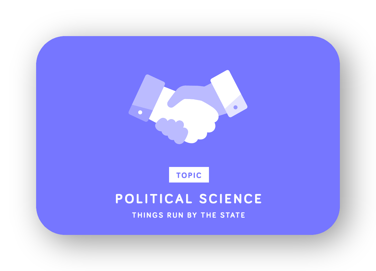 Political Science card