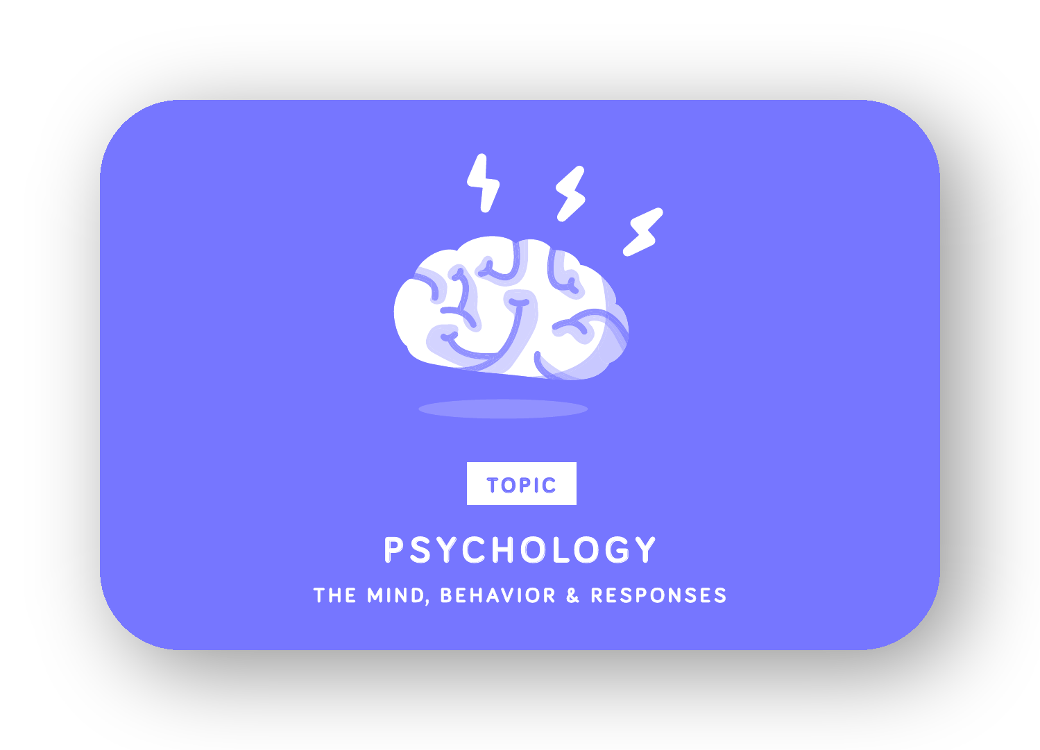 Psychology card