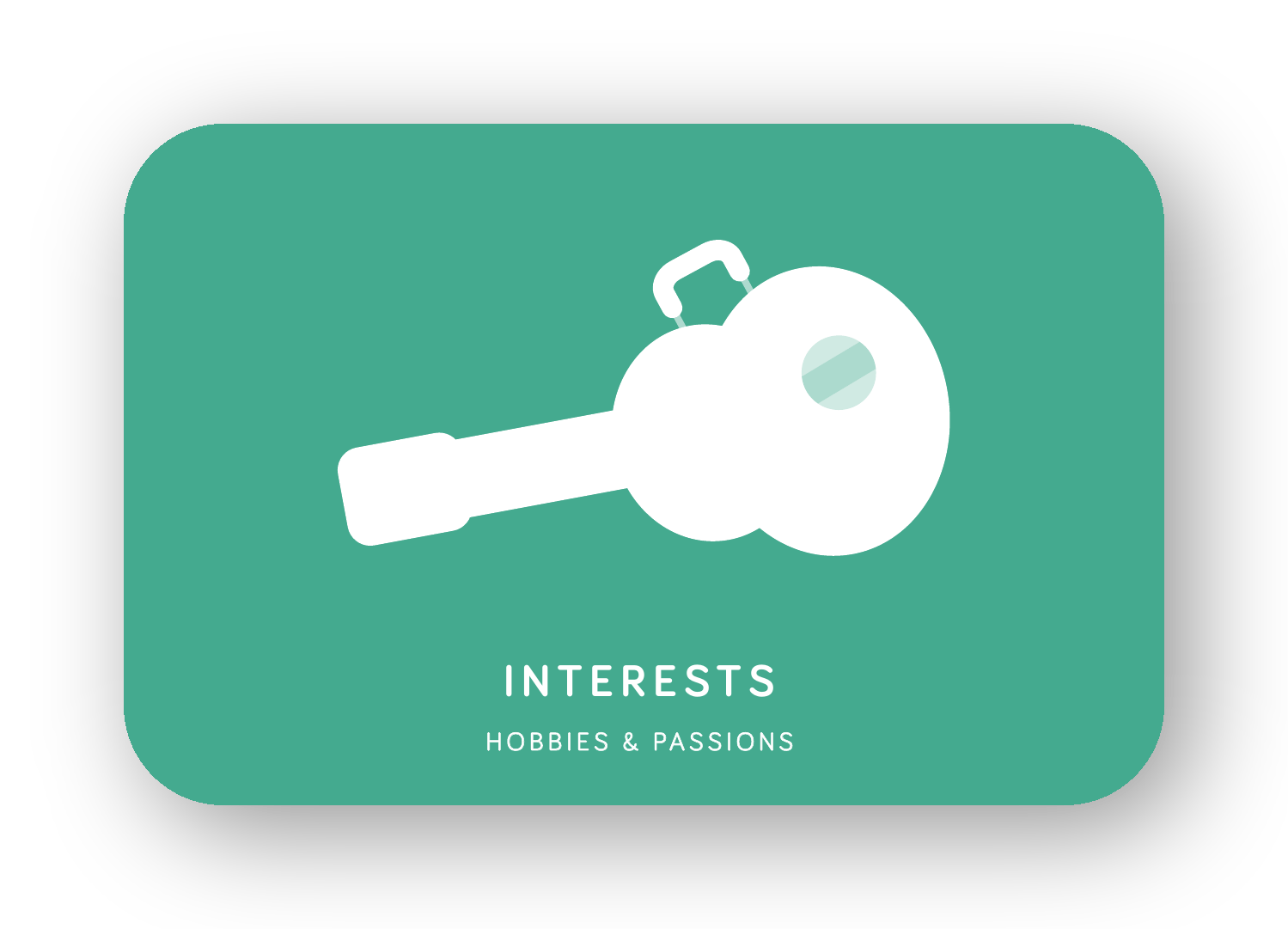 Interests card