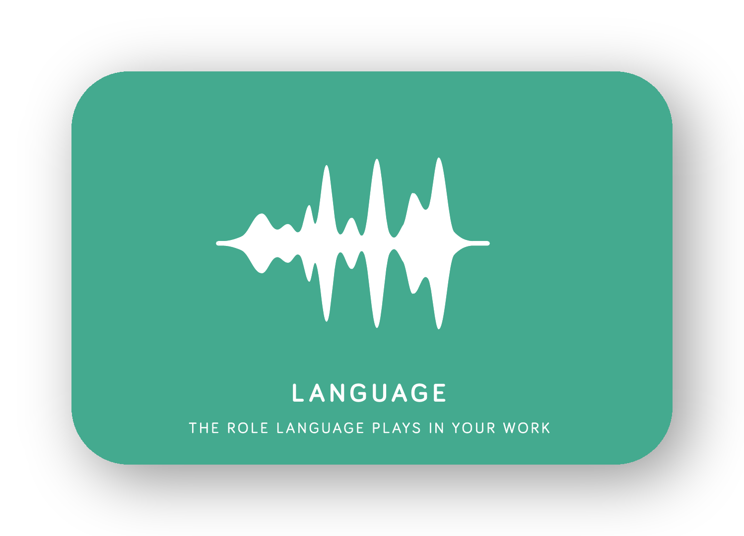 Language card