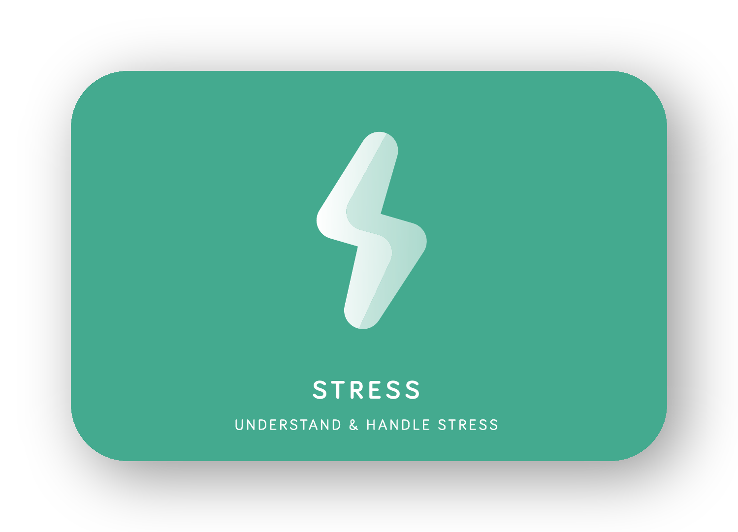 Stress card