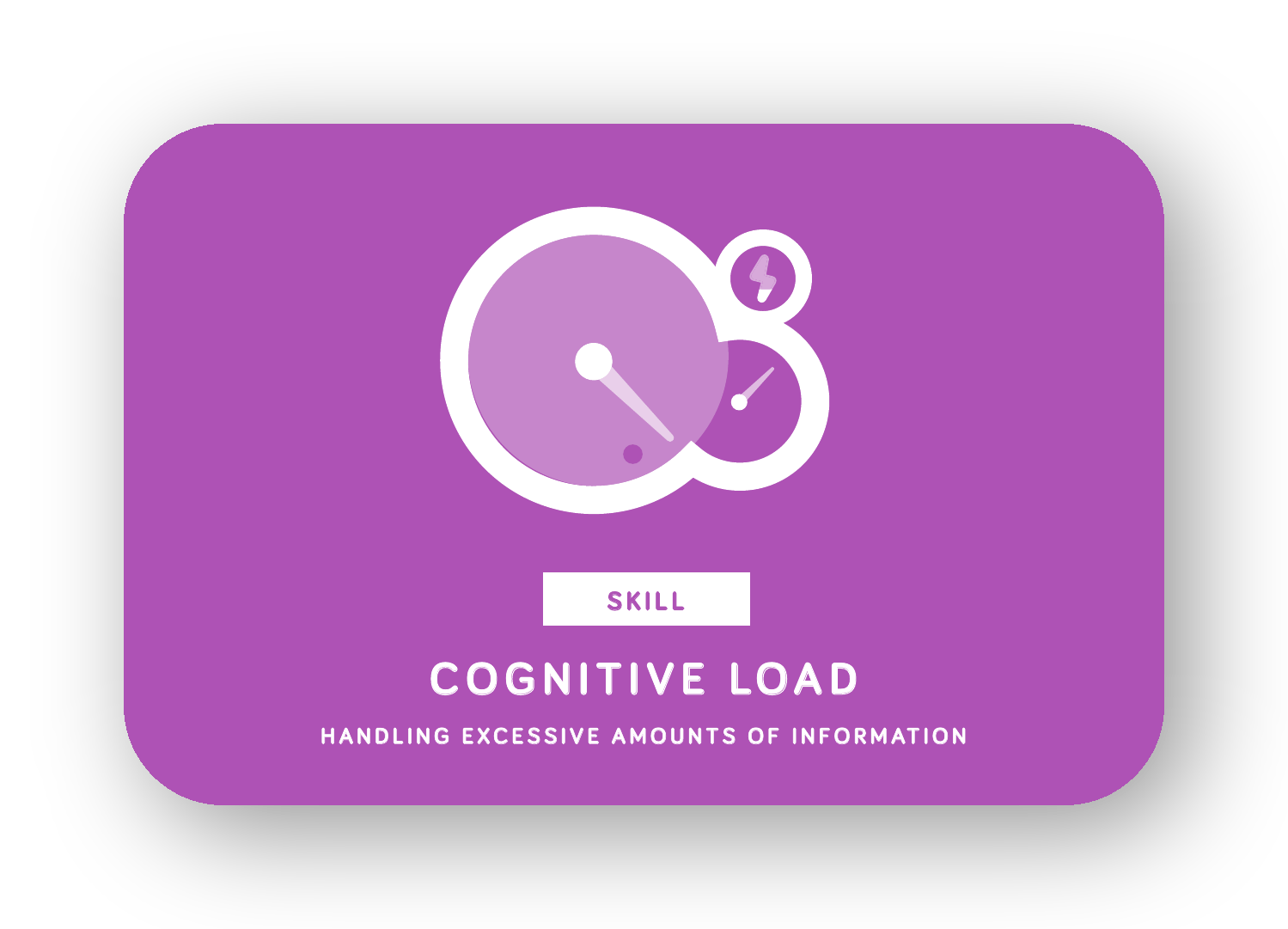 Cognitive load card