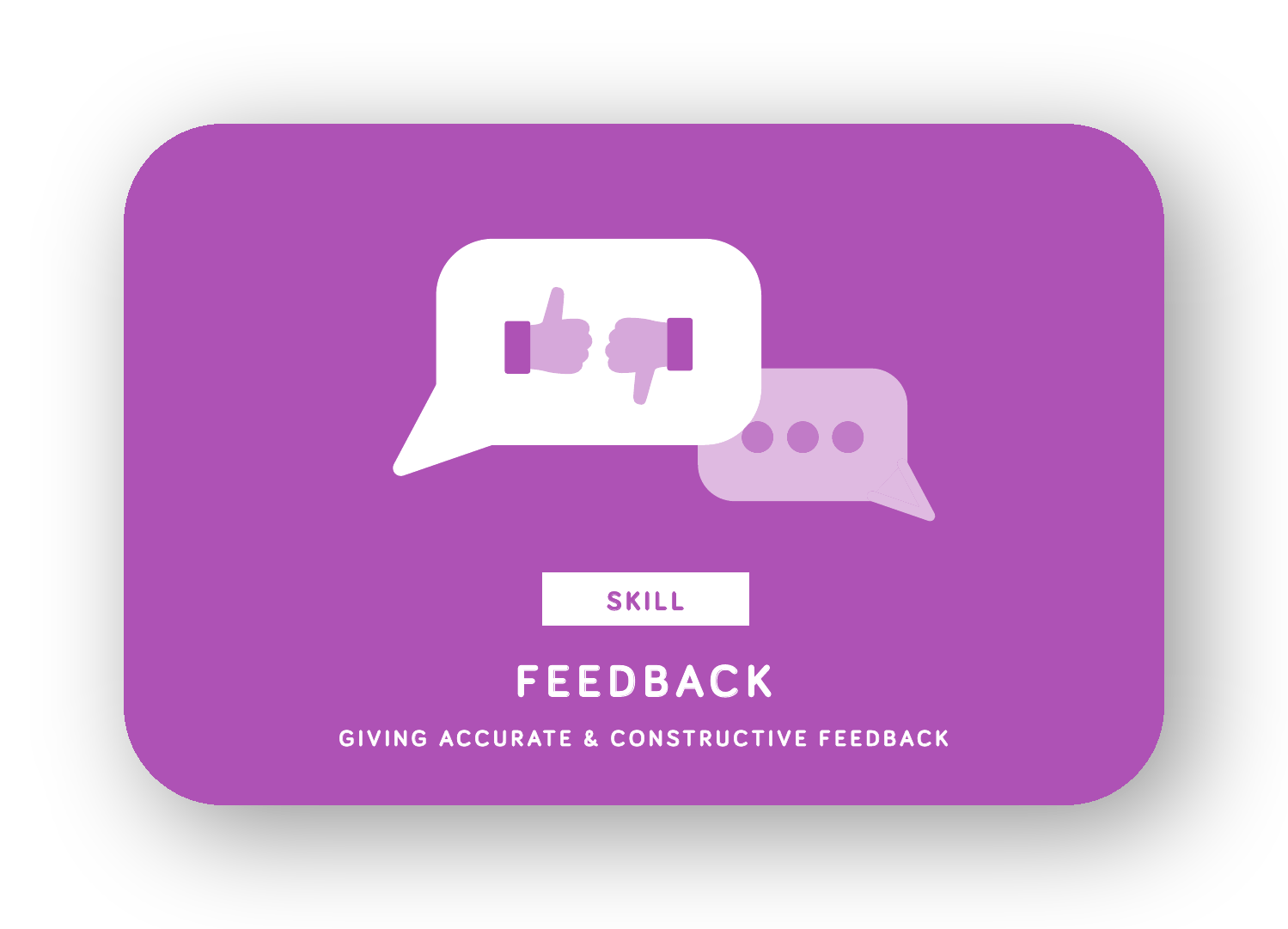 Feedback card