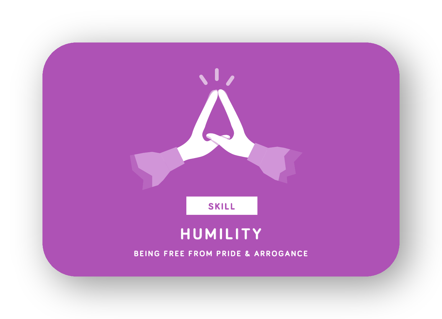 Humility card