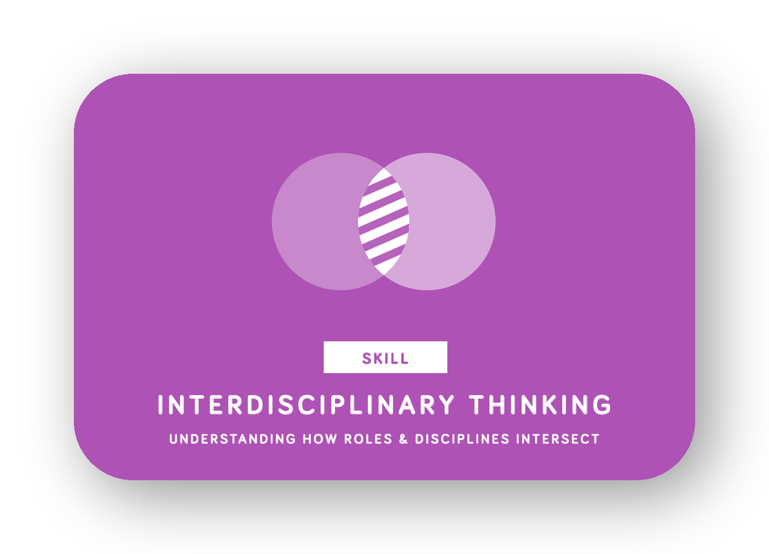 Interdisciplinary thinking card