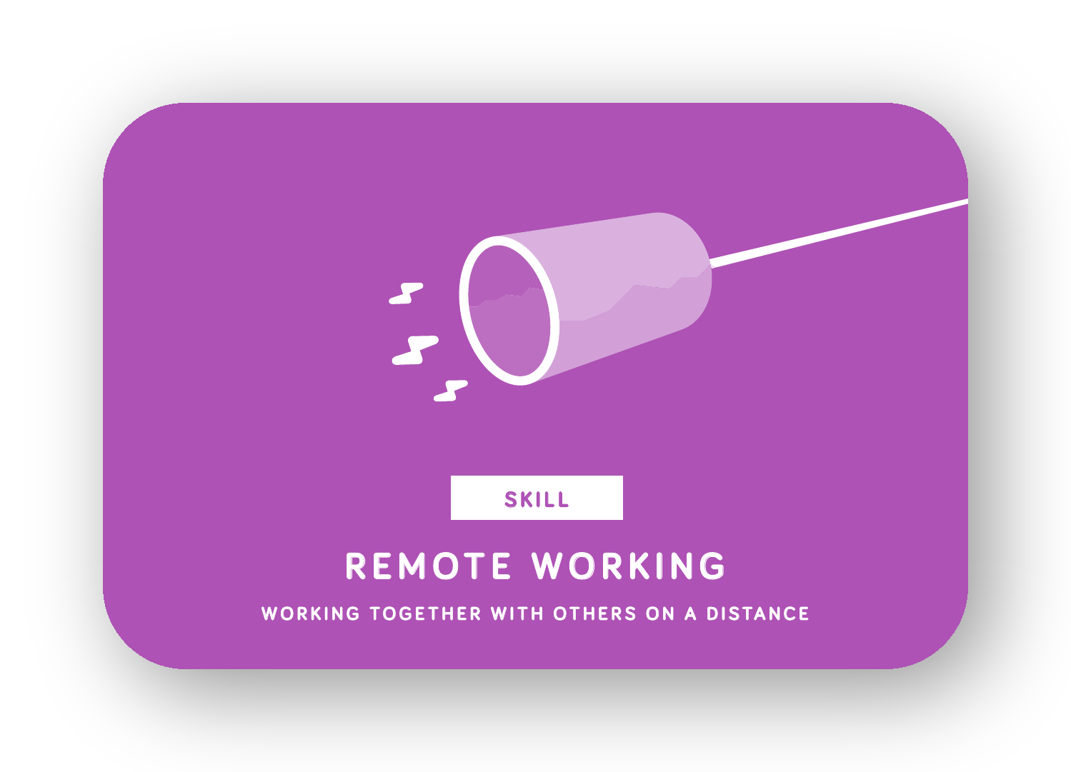 Remote working card
