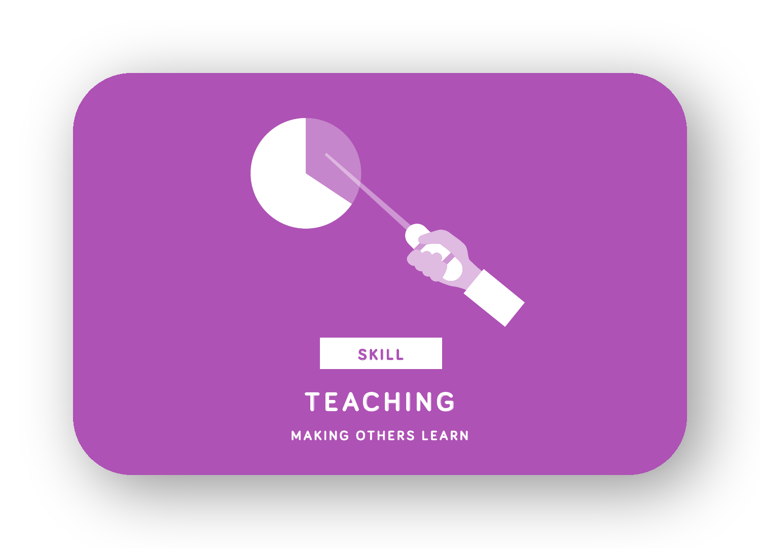 Teaching card