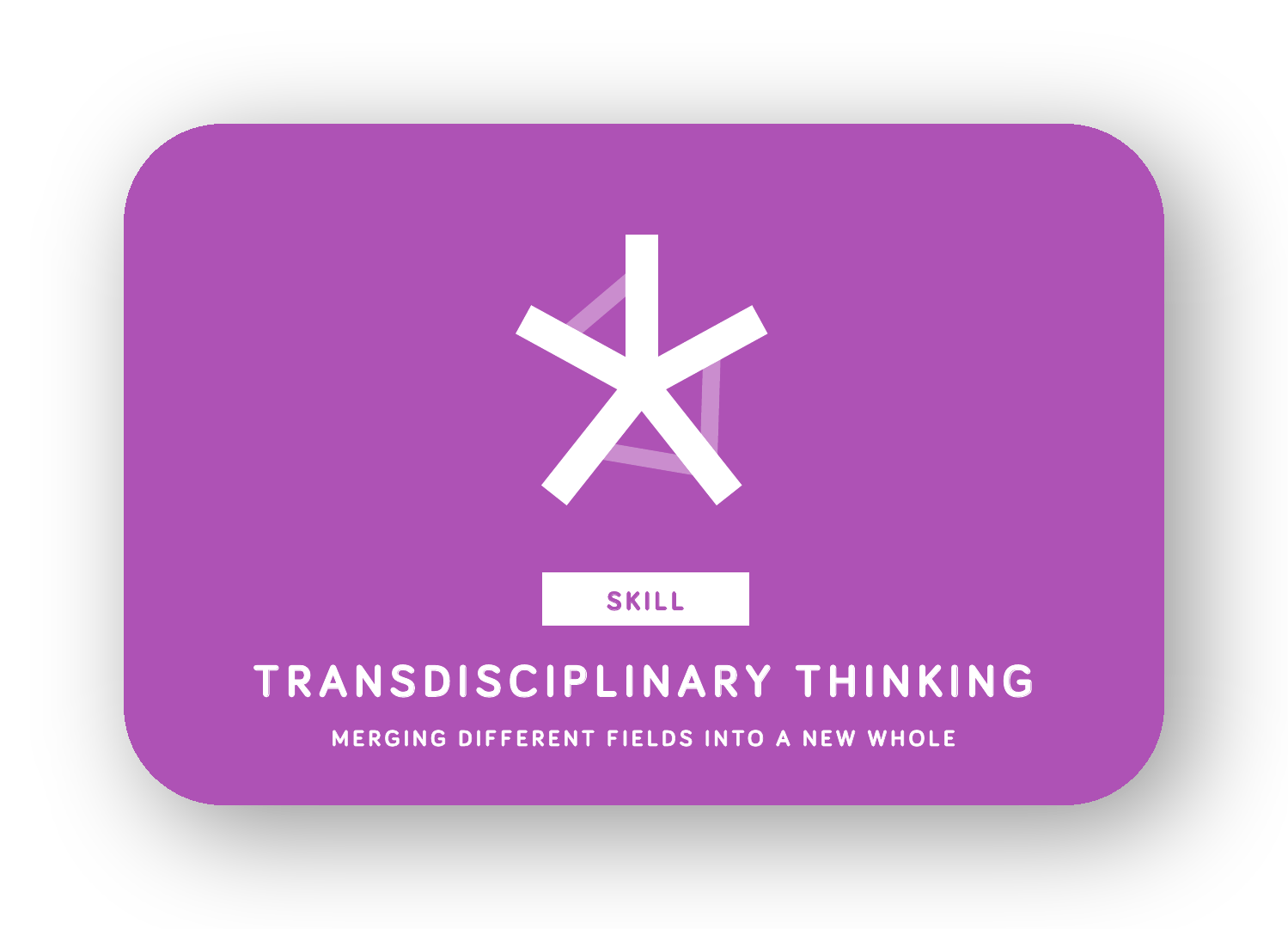Transdisciplinary thinking card